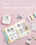 Pikkukuva 6 / 9: OBOSOE Mini Printer T02 – Langaton lämpötulostin ja tarratulostin iOS:lle ja Androidille