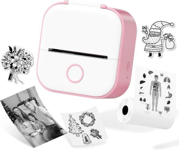OBOSOE Mini Printer T02 – Langaton lämpötulostin ja tarratulostin iOS:lle ja Androidille