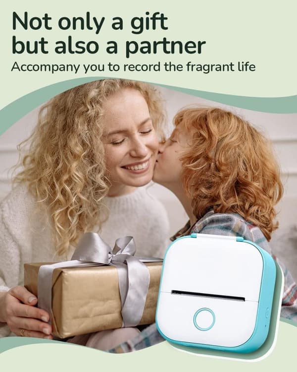 OBOSOE Mini Printer T02 – Langaton lämpötulostin ja tarratulostin iOS:lle ja Androidille
