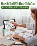 Pikkukuva 6 / 9: OBOSOE Mini Printer T02 – Langaton lämpötulostin ja tarratulostin iOS:lle ja Androidille