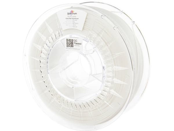 Spectrum Filaments 80718 PCTG GF10 Filament PCTG+GF Glasfiberforstærket, høj grad af stivhed, høj grad af trækstyrke, kemisk bestandig 1.75 mm 1000 g