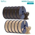 Miniatyrbillede 2 af 2: 3D-printer filament, træagtig tekstur, fremragende kompatibilitet,5MW  5WL