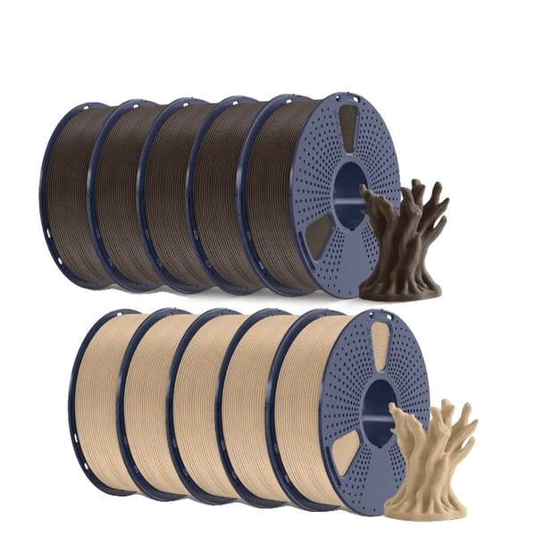 3D-printer filament, træagtig tekstur, fremragende kompatibilitet,5MW 5WL