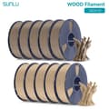 Miniatyrbillede 2 af 2: 3D-printer filament, træagtig tekstur, fremragende kompatibilitet,5MW  5WD