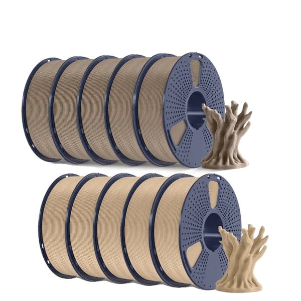 3D-printer filament, træagtig tekstur, fremragende kompatibilitet,5MW 5WD