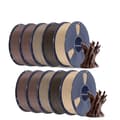 Miniatyrbillede 1 af 2: 3D-printer filament, træagtig tekstur, fremragende kompatibilitet,2MW 2WL 2WD 4CW