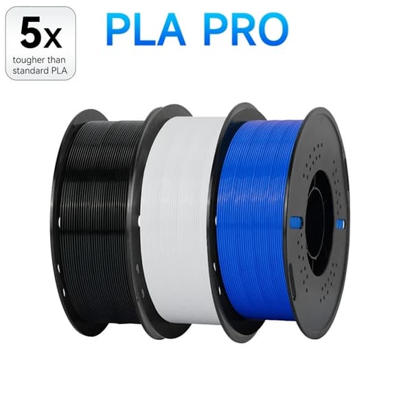 3D-printer filament, høj sejhed, lav krumning,Sort Hvid Blå
