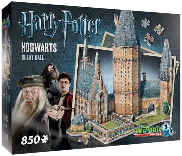 3D Pussel Den stora salen 850 bitar Harry Potter