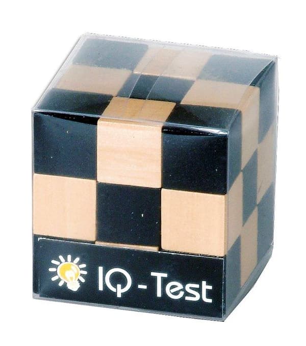 Orm-kub Svart/natur 3x3