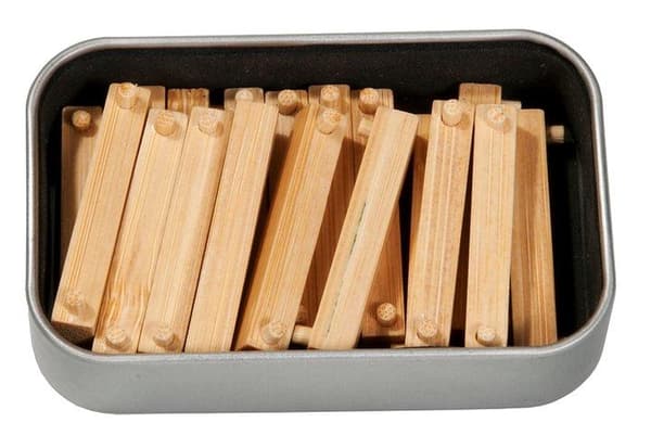 IQ-test Bambu 3D-pussel i metallask Försegling