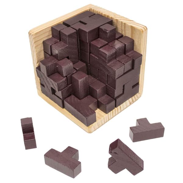 IQ-Palapeli Puusta, 3D - Kuutio