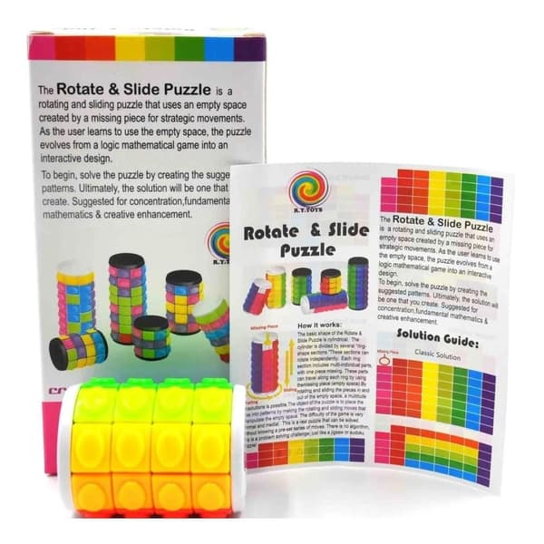 Rotate and Slide Puzzle / Magic puzzle