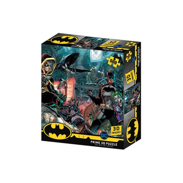 DC Comics Batman och Robin 3D-pussel Multicoloured One Size