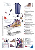 Miniatyrbild 3 av 3: Musse & Helium Sneaker 3D Pussel 108 bitar Ravensburger
