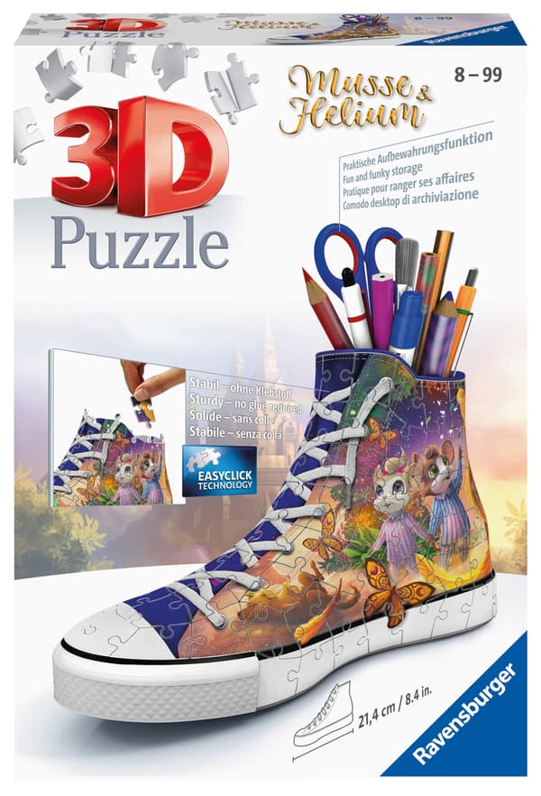 Musse & Helium Sneaker 3D Pussel 108 bitar Ravensburger