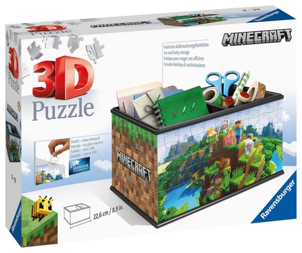 Minecraft Treasure Box 3D Pussel 108 bitar Ravensburger