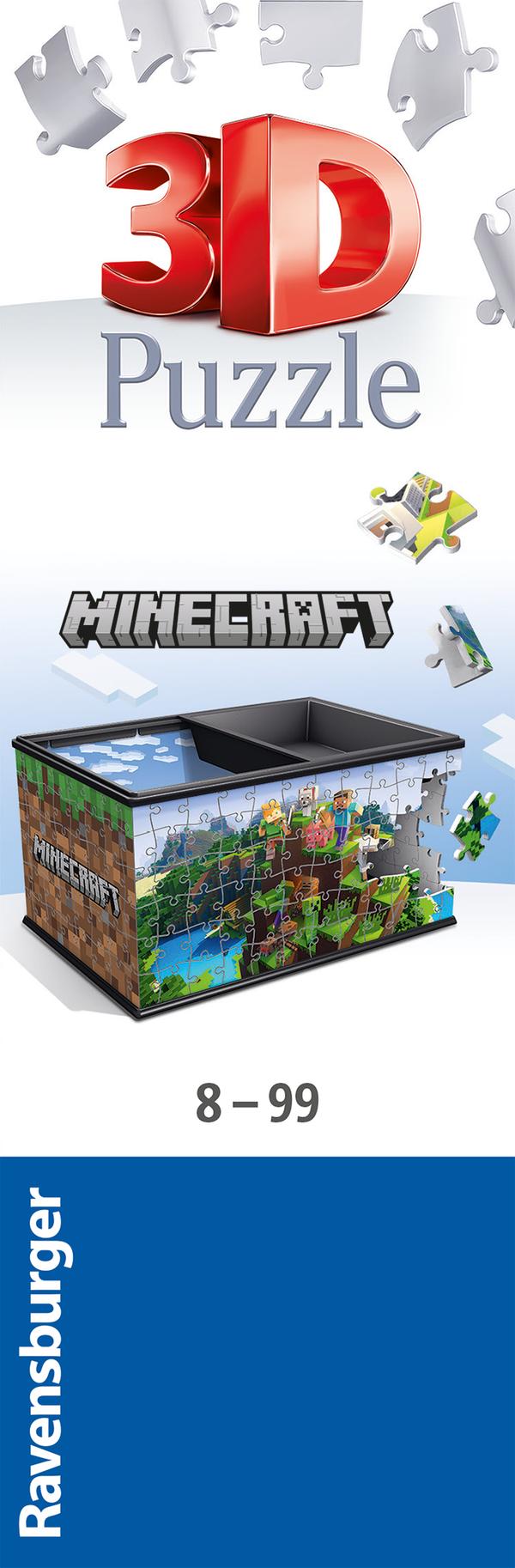 Minecraft Treasure Box 3D Pussel 108 bitar Ravensburger