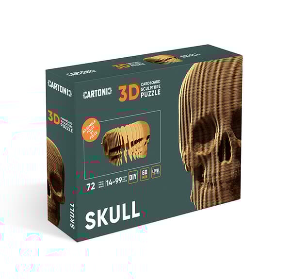Cartonic 3D Pussel Döskalle