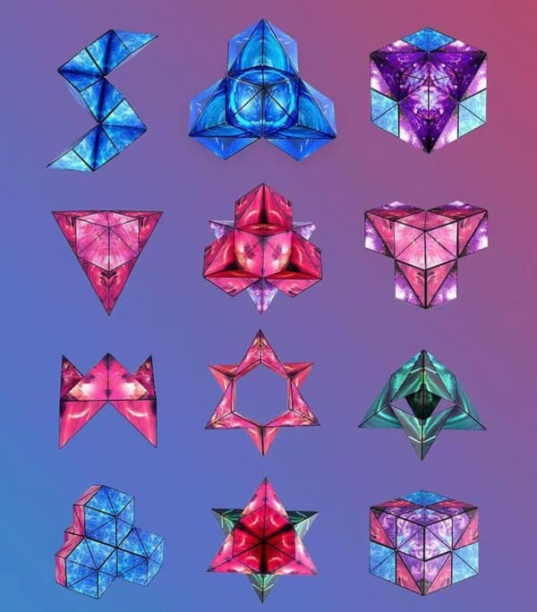 Magic Cube Magnetisk Kub - Skab 3D Kunst & Reducer Stress