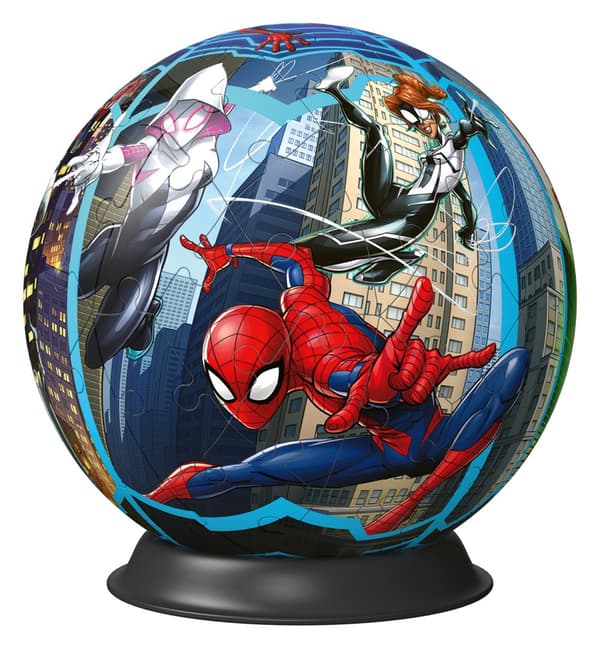 Puslespill Spider-Man 3D Ball 72 brikker, Ravensburger