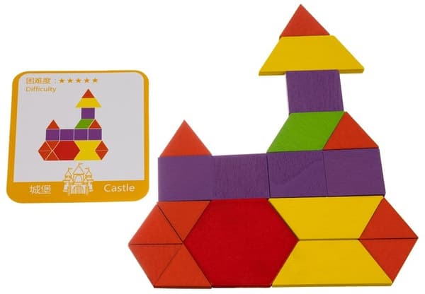 Koulutuspalapeli - geometriset hahmot