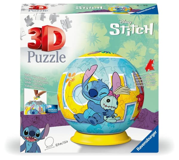 Disney Stitch 3D-puslespill 72 deler, Ravensburger
