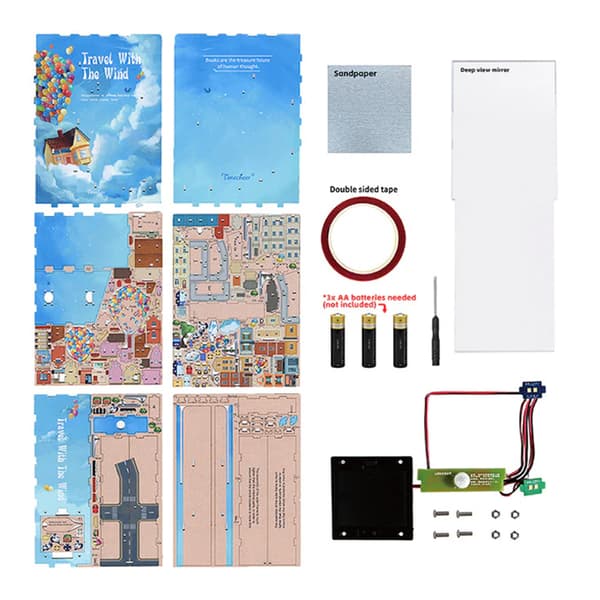 Tonecheer Book Nook - Travel with the Wind