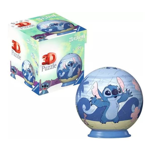 Ravensburger 3D Stitch & Friends Sininen 55 Paala