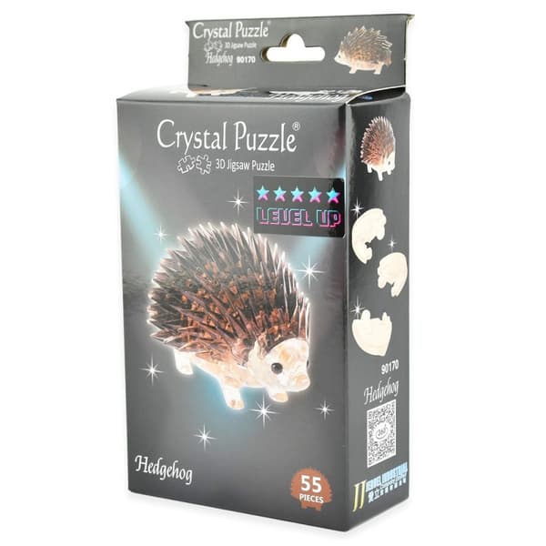 Crystal Puzzle 3D Igelkott 55 bitar