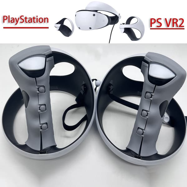 INF PlayStation VR2 ohjaimen kahvakuoren silikoni 1 pari Harmaa