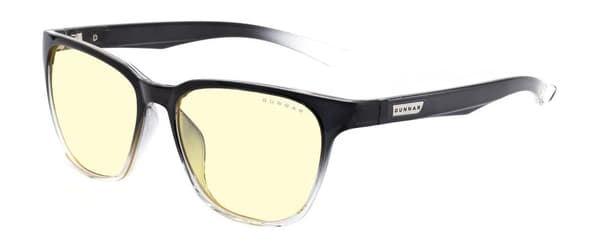 GUNNAR kancelářske/herní brýle BERKELEY ONYX/FADE * jantárová skla * BLF 65 * GUNNAR focus