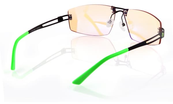 AROZZI herní brýle VISIONE VX-600 Green/ černozelené obroučky/ jantarová skla