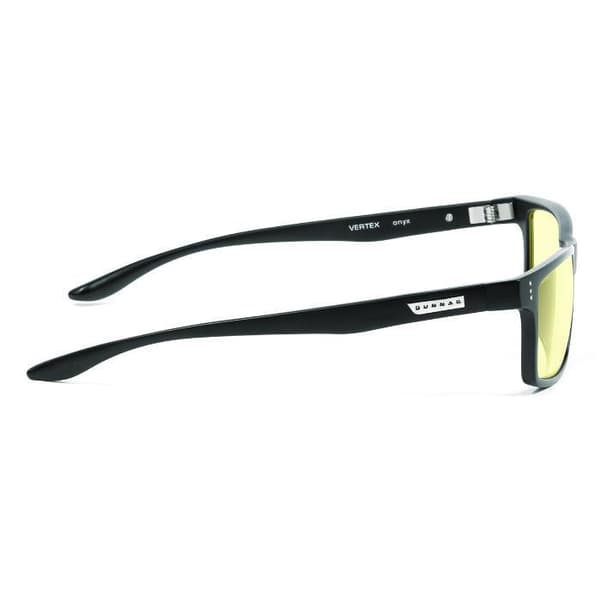 GUNNAR kancelářske/herní brýle VERTEX ONYX * jantárová skla * BLF 65 * NATURAL focus