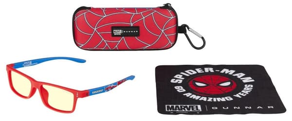 GUNNAR kancelářské/herní brýle CRUZ MARVEL SPIDER-MAN MILES MORALES EDITION * jantarová skla * BLF 65 * NATURAL focus