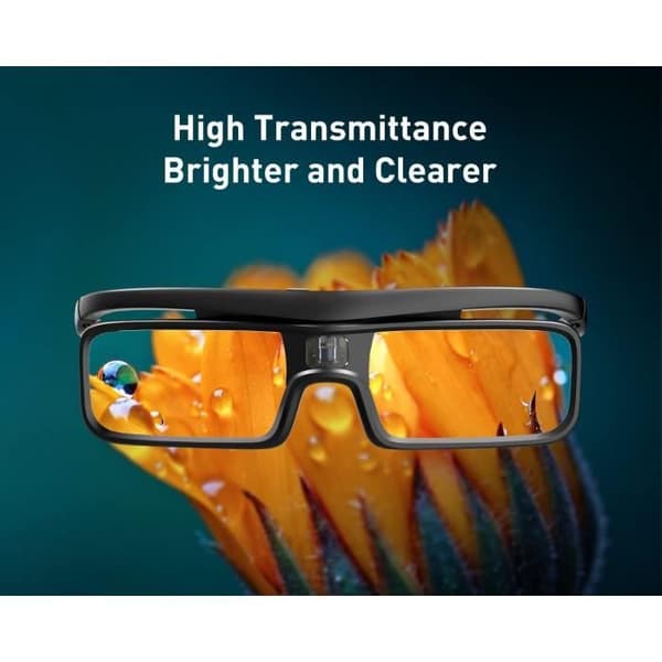 Aktiva 3D-glasögon - DANGBEI - Dangbei DLP - Uppladdningsbara - Svart - Kompatibla med Mars Pro och Atom
