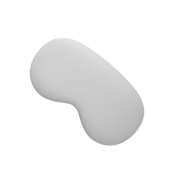 INF Silikonbeskyttelsesveske til Apple Vision Pro Hvit