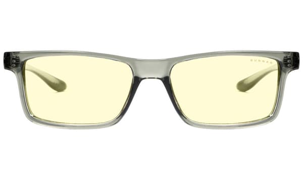 GUNNAR kancelářske/herní dioptrické brýle VERTEX READER GRAY CRYSTAL * jantárová skla * BLF 65 * dioptrie +2