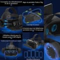 Miniatyrbild 2 av 4: INN VR Headset G15E Virtual Reality Headset med hörlurar Ögonskydd Glasögon HD 3Dvr-kompatibla mobiltelefoner