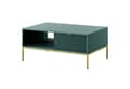 Miniatyrbillede 1 af 6: Couchtisch: eine Schublade, ein Regal, Farbe: Labrador, Gestellfarbe: Gold Möbelmaße: Breite: 104 cm, Höhe: 46 cm, Tiefe: 68 cm,