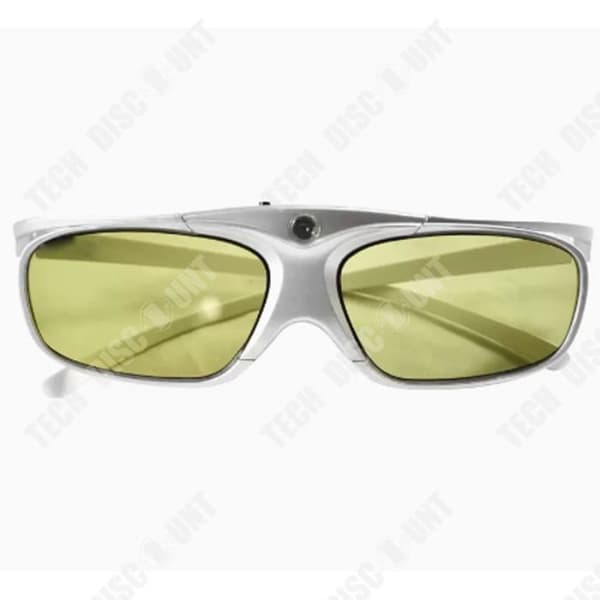 TD® 3D-glasögon E4W 3D Active Shutter DLP-projektorglasögon 2 par uppladdningsbara