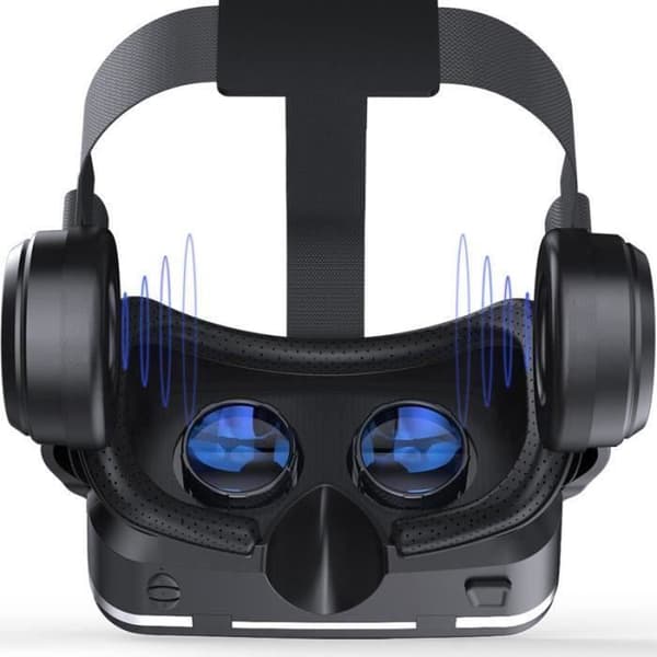VR-headset 21,3 x10,7x 23cm ABS PC Senaste generationens VR virtual reality-headset Virtual reality-headset för VR-spel svart