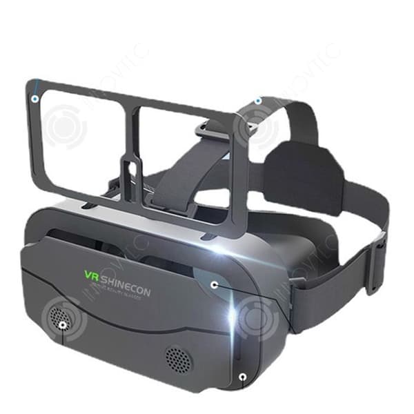 INN VR Headset G13 Huvudmonterat 3D-spelljud och video VR-glasögon Kompatibla mobiltelefoner Visuella effekter av snabbmeddelandefilmer