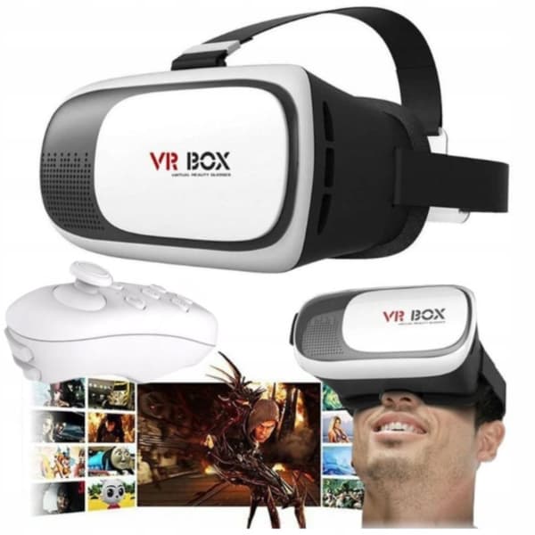 VR 3D-GLASÖGON FÖR TELEFON + BLUETOOTH-FJÄRRKONTROLL FÖR SPEL