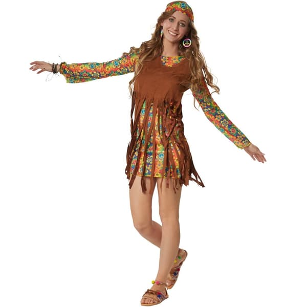 Rebelsk Hippie kostume