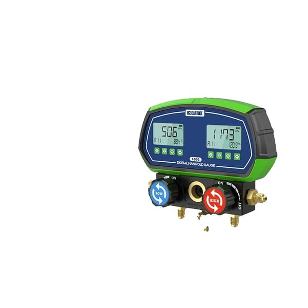 HVAC Vakuum Trykmåler, Digital Manifold Gauge, Lækagetest