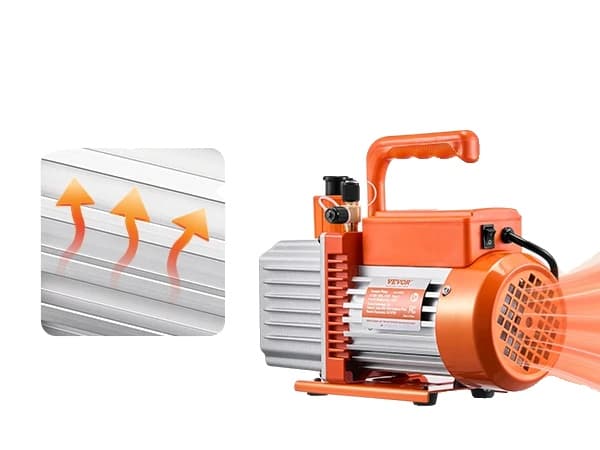 VEVOR Vakuumpumpe,6CFM 1-2HP 2 Trin