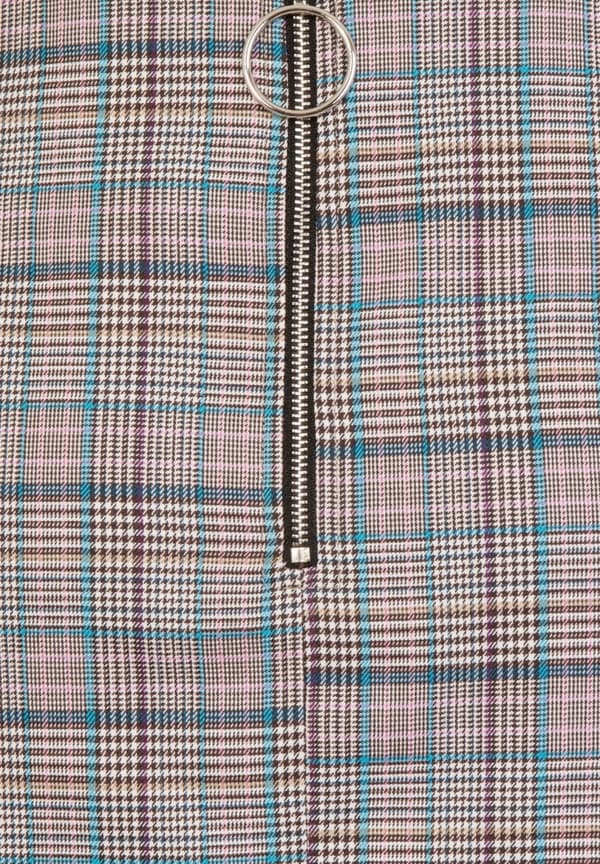 Girls On Film Womens/Ladies Avenue Check Skirt