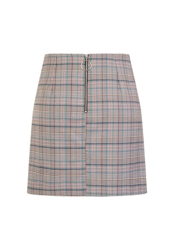 Girls On Film Womens/Ladies Avenue Check Skirt