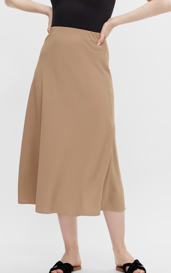 Pieces - pcFranan HW Ankle Skirt