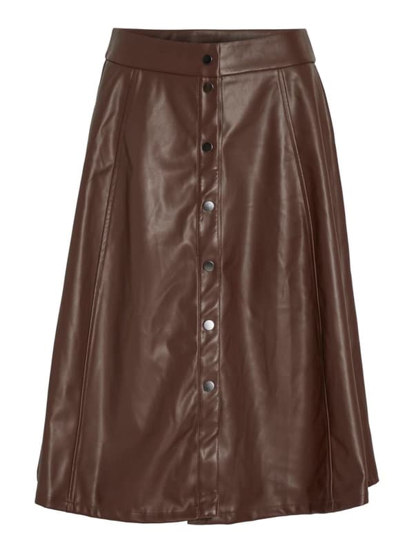 Vila - Vibrown HW Coated Skirt
